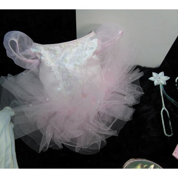 American Girl SUGAR PLUM FAIRY Nutcracker Suite Ballet Outfit Tiara Wand Tights+ - Picture 8 of 16